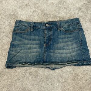 brandy Melville mini jean skirt
